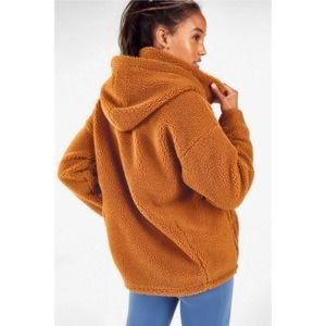 Fabletics Teddy Coat - Brown